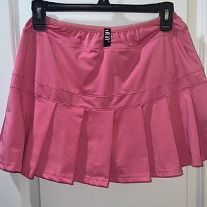 Medium Pink Tennis Golf Skort Skirt Pleated